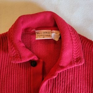 Mar O'Polo size Medium Red Pullover Sweater
